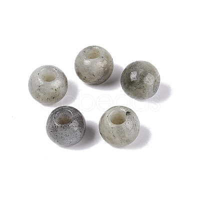 Natural Labradorite European Beads G-Q607-02P-1