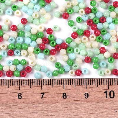 Opaque Acrylic Beads OACR-H118-07A-08-1