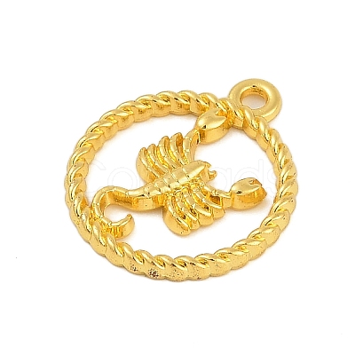 Twelve Constellations Alloy Pendants LS-PALLOY-Q006-01L-G-1