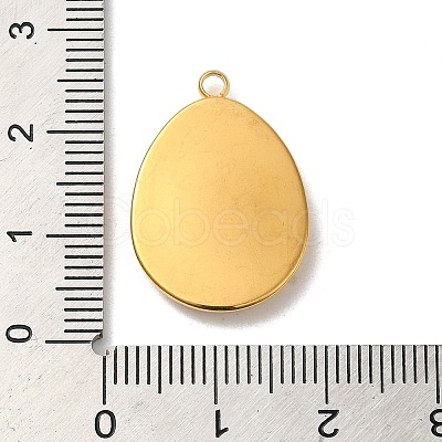 304 Stainless Steel Pendant Cabochon Settings For Enamel LS-STAS-D013-01B-G-1
