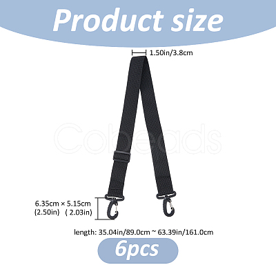 Polyester Adjustable Crossbody Bag Straps PURS-WH0008-27-1