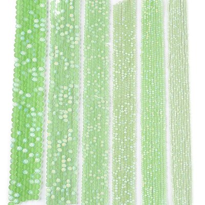 Transparent Glass Beads Strands LS-EGLA-A044-T3mm-MB09-1