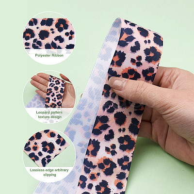 4Rolls 4 Style Polyester Ribbon OCOR-PJ0001-007A-1