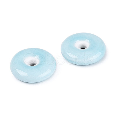 Vintage Handmade Porcelain Beads PORC-N013-20-17-1