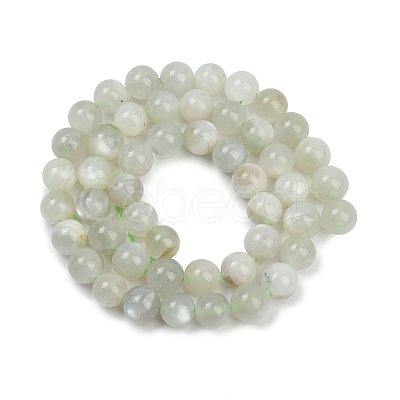 Natural Green Moonstone Beads Strands G-NH0060-A01-01-1