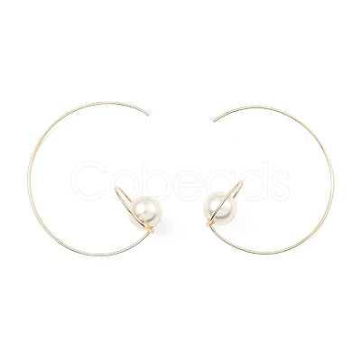 Rack Plating 925 Sterling Silver Dangle Earrings EJEW-Z024-01A-G-1