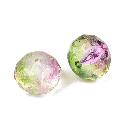 Two-Tone Transparent Acrylic Beads AC-CBAE44E-01A-05-1