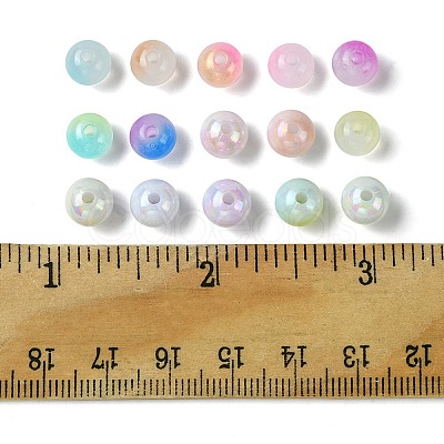Transparent & Two Tone Opaque Acrylic Beads SACR-FS0001-24-1
