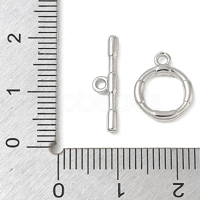 Brass Toggle Clasps KK-CBAFC6C-07D-P-1