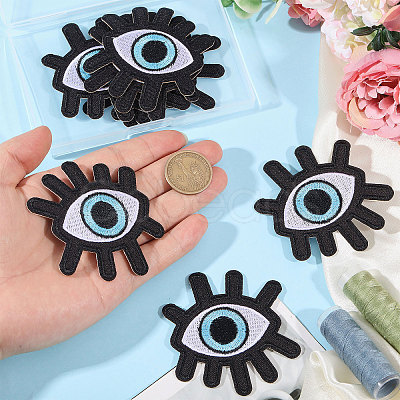 9Pcs Computerized Embroidery Cloth Patches PATC-FH0001-28A-1