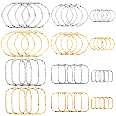 2 Bags 2 Colors Zinc Alloy Pendants FIND-SP0005-01-1