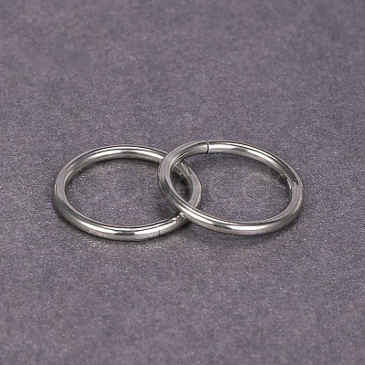 316L Surgical Stainless Steel Hoop Cartilage Earrings WGB51CA-34-1