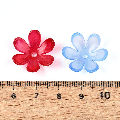 Transparent Plastic Bead Caps KY-N025-01-1