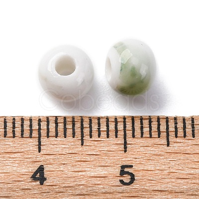 Bright Glazed Porcelain Beads PORC-D300-A17-1
