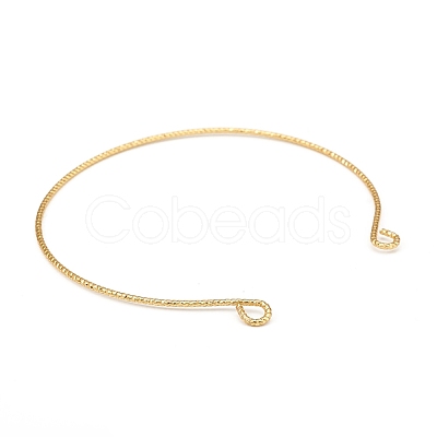 Brass Cuff Bangles KK-D160-01G-1