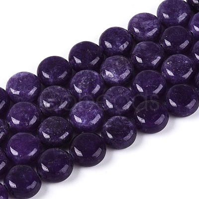 Dyed Natural White Jade Beads Strands G-T143-16A-1