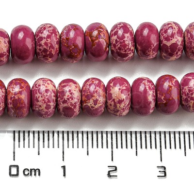 Synthetic Imperial Jasper Dyed Beads Strands G-D077-E01-01C-1