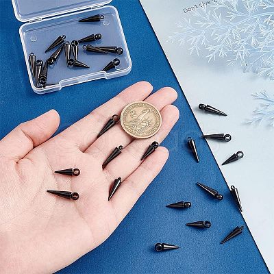 30Pcs 3 Style 304 Stainless Steel Pendants STAS-UN0038-28-1