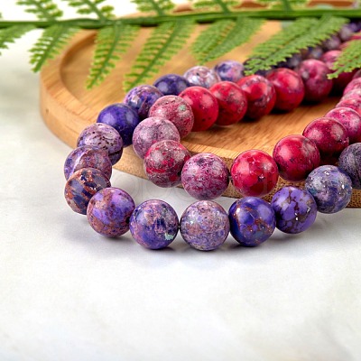 2 Strands 2 Colors Natural American Turquoise Beads Strands G-SZ0001-34D-1