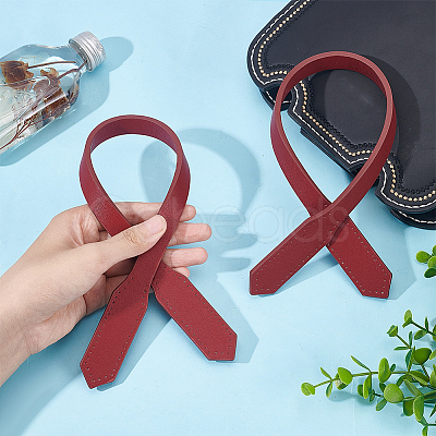 PU Imitation Leather Sew on Bag Straps FIND-WH0110-495B-1