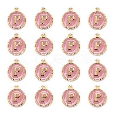 Golden Plated Alloy Enamel Charms LS-ENAM-S118-07P-1