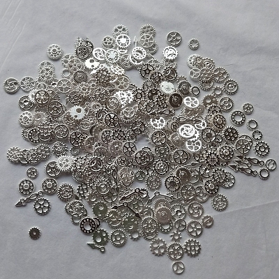Zinc Alloy Open Back Bezel Cabochons PALLOY-WH0072-82S-RS-1