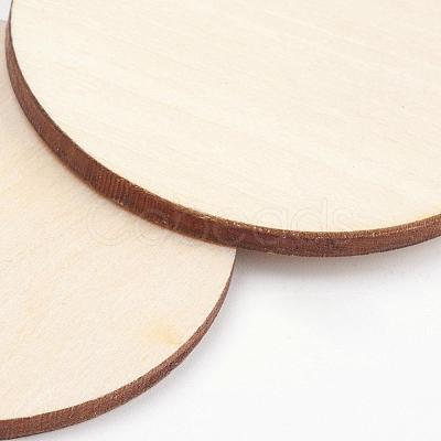 Wood Cabochons WOOD-WH0004-50mm-01-1