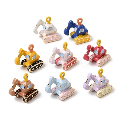 Alloy Enamel Pendants AL-CBA604F-06-1