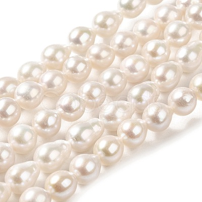 Natural Cultured Freshwater Pearl Beads Strands PEAR-E016-012-1