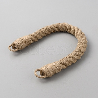 Toilet Wall Hanging Woven Hemp Rope Holder FIND-WH0152-193-1