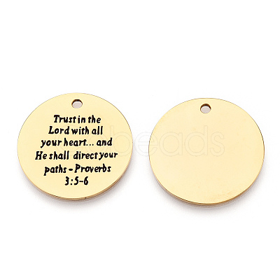 201 Stainless Steel Pendants LS-STAS-T064-37G-23-1