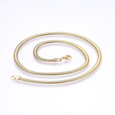 304 Stainless Steel Herringbone Chain Necklaces X-NJEW-F227-07G-07-1
