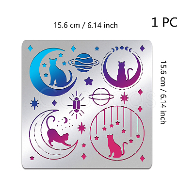Stainless Steel Cutting Dies Stencils DIY-WH0279-134-1