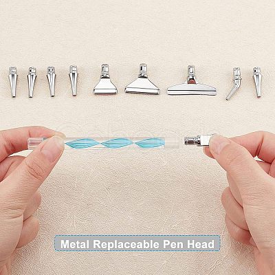 SUPERFINDINGS 1 Set Alloy DIY Diamond Painting Pen Tool DIY-FH0003-01-1