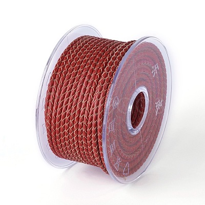 Braided Cowhide Cord WL-I004-5mm-20-1