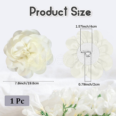 1Pc Polyester Brooches JEWB-CN0001-07B-1