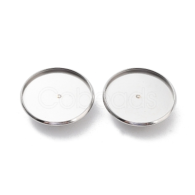 Non-Tarnish 304 Stainless Steel Brooch Base Settings FIND-D035-04E-P-1