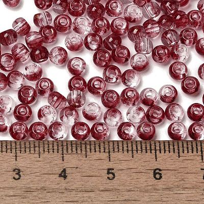 Transparent Colours Glass Round Beads SEED-F006-05A-04-1