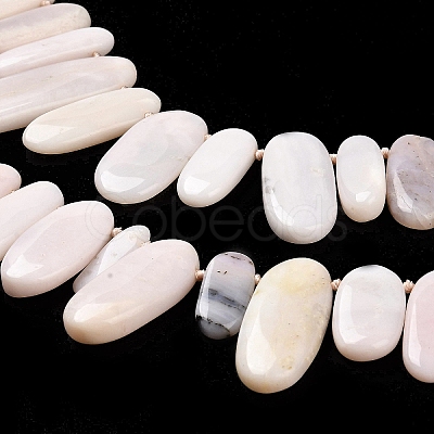 Natural Pink Opal Beads Strands G-M408-D01-1