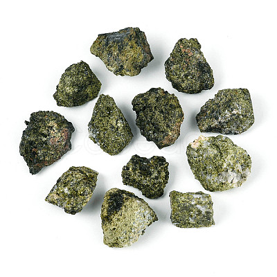 Natural Epidote Display Decorations G-N347-11D-1