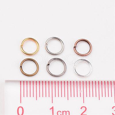 1 Box 6 Color Iron Open Jump Rings IFIN-X0025-6mm-NF-B-1