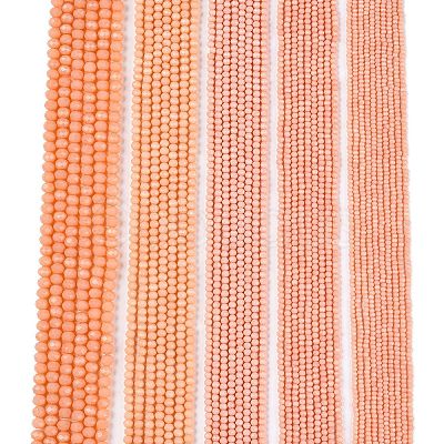 Opaque Solid Color Imitation Jade Glass Beads Strands EGLA-A044-P3mm-D33-1