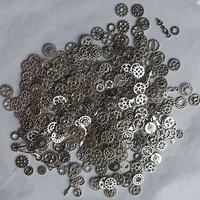 Zinc Alloy Open Back Bezel Cabochons PALLOY-WH0072-82P-RS-1