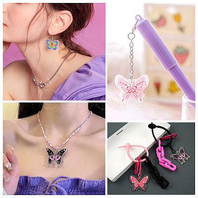 DIY Butterfly Earring Making Kit DIY-TA0005-24-1