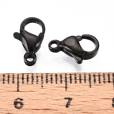 304 Stainless Steel Lobster Claw Clasps STAS-T065-11mm-34B-1