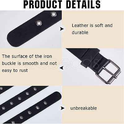 PU Imitation Leather Cord Bracelets BJEW-WH0020-68C-1