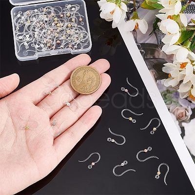 Eco-Friendly Plastic Earring Hooks STAS-UN0009-66-1