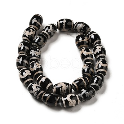 Tibetan Style dZi Beads Strands G-F726-A01-1