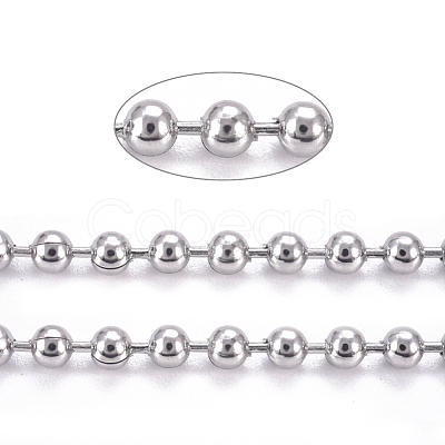 304 Stainless Steel Ball Chains CHS-F009-01D-P-1