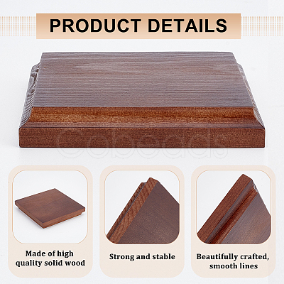 Wood Display Pedestals AJEW-WH0314-558C-1